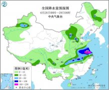 暴雨侵袭苏皖鄂湘4省 华南等地高温持续